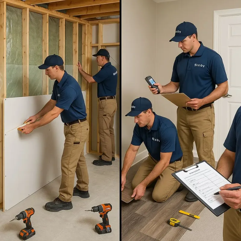 Repairs and Reconstruction process in Rutland, MA