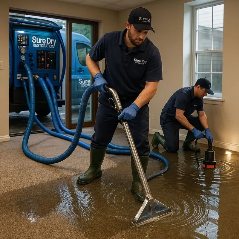 Water Extraction and Removal process in Rutland, MA